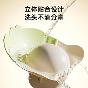 Gorro de Baño Ajustable e Impermeable para Bebés, Material TPE, Herramienta Mágica para Lavar el Cabello de Recién Nacidos - Product Image 3