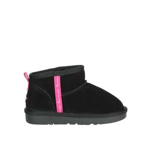 Fornarina Girls' Low Ankle Boots Black 124AK0272 Soft Suede Winter Wear - Product Image 4