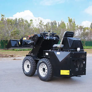 Minicargador de ruedas barato Minicargador Farm CE EPA Engine Compact Skid Steer Diesel Loaders Envío gratuito - Product Image 4