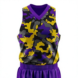 Vente Flash : Maillot de Basketball Personnalisé pour Homme, Sublimation, Séchage Rapide, Anti-Bactérien, Respirant, Prix Abordable - Product Image 3