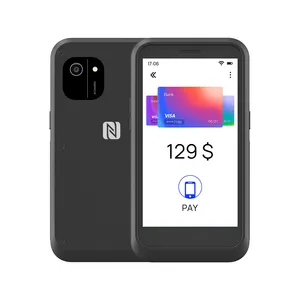 هاتف محمول يدوي POS شاشة 5.5 بوصة يعمل باللمس عالي الدقة يعمل باللمس هاتف ذكي الجيل الرابع 4g lte NFC هاتف محمول