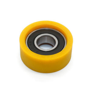 Rouleau guide haute dureté 12x35x14mm avec capuchon d'étanchéité 6001RS, poulie plate en plastique TPU résistant à l'usure pour convoyeurs - Product Image 5