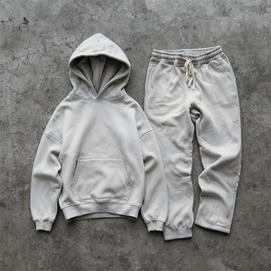 Venta al por mayor de calidad Puff de impresión de peso pesado de algodón con capucha de los hombres de gran tamaño de impresión personalizada de lujo pulóver de algodón sudaderas con capucha personalizadas - Product Image 1