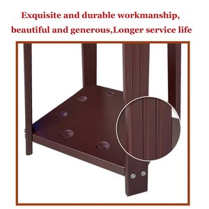 Support de queue de billard finition acajou, support de rangement pour queue de billard au sol pour salles de jeux - Product Image 3