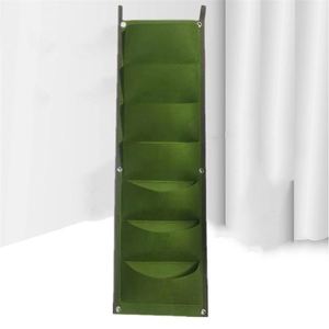 Jardinière murale verticale en feutre, sac de culture réutilisable pour plantes, sac de plantation mural pour fleurs et légumes - Product Image 5