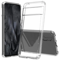 Coque de téléphone transparente antichoc anti-jaunissement PC+TPU à expédition rapide pour Google Pixel 11 11A 10 10A 9 8 8A 7 7A Pro XL