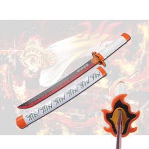 Espada de Demon Slayer de Plástico Navideña, Kimetsu No Yaiba, Tanjiro, Espada Katana de <span class=keywords><strong>Cosplay</strong></span> de Anime, Adorno de Escritorio - Product Image 1