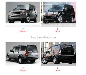 Pour <span class=keywords><strong>Land</strong></span> <span class=keywords><strong>rover</strong></span> <span class=keywords><strong>Discovery</strong></span> 3 2005-2009 mise à niveau vers 2014-2016 <span class=keywords><strong>Discovery</strong></span> 4 <span class=keywords><strong>ancien</strong></span> à nouveau pare-chocs avant et arrière complètement kit carrosserie - Product Image 2