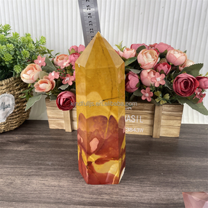 Torre de <span class=keywords><strong>jaspe</strong></span> Mookaite curativa de punto de cristal de piedra Reiki Natural de alta calidad para meditación - Product Image 6