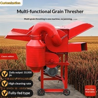 Machine à battre automatique multifonctionnelle, nouveau modèle, pour colza, blé, maïs, riz et autres cultures entières