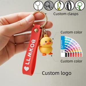 Fabricant de porte-clés <span class=keywords><strong>3D</strong></span> personnalisés, personnalisation de porte-clés <span class=keywords><strong>2D</strong></span> et <span class=keywords><strong>3D</strong></span>, porte-clés en PVC, caoutchouc, silicone, dessin animé, ours, brique, chat, animal - Product Image 4