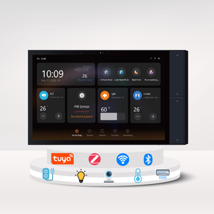 <span class=keywords><strong>Tuya</strong></span> 10 ''affichage de la maison intelligente alarme de sécurité à domicile intelligente prise de commutateur Wifi intelligent avec <span class=keywords><strong>passerelle</strong></span> <span class=keywords><strong>Tuya</strong></span> <span class=keywords><strong>Zigbee</strong></span> pour appareils domestiques intelligents - Product Image 1