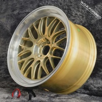 Jantes monobloc en alliage d'aluminium forgé sur mesure, finition or, 5x112/114.3/120, 17-20 pouces, ML-10 pour M3 Chevrolet