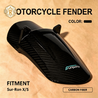Guardabarros Trasero de Fibra de Carbono Premium para Surron Light Bee X S, Amortiguador, Guardabarros, Accesorios para Segway X260 X160