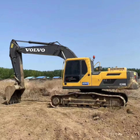 Machinerie de construction certifiée CE EPA, excavatrice sur chenilles VOLVO EC240D d'occasion, 22 tonnes, moteur puissant d'origine, EC240