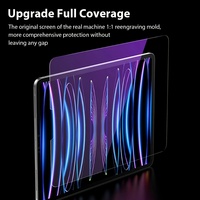 Protecteur d'écran en verre trempé anti-lumière bleue, 2 pièces, compatible avec Ipad Pro 13 "M5 2025 M4 2024 Air 13" M4 2026 M3 2025 M2 2024