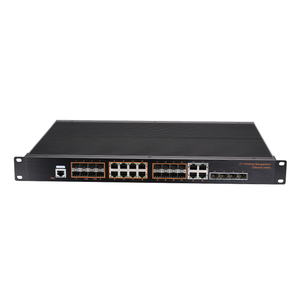 Switch de Red Gigabit Administrado L3 con 24 Puertos Ethernet 10/100/1000Mbps y 4 Puertos de Fibra SFP+ 1000Mbps - Product Image 1
