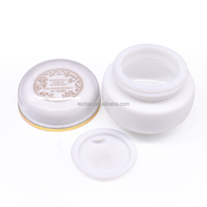 Biểu Tượng Tùy Chỉnh Màn Hình Lụa Bronzing 50Ml Trắng Sứ Kem Thủy Tinh Chai Chất Lượng Cao Cấp Lọ Thủy Tinh - Product Image 4