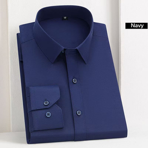 ChenYue Men's <strong>Shirts</strong> Long-Sleeved Business Custom Solid Color <strong>Shirt</strong> Wholesale Classic Style Without Pocket TC <strong>Polyester</strong> Cotton - Product Image 5