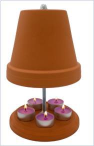 Vaso di fiori <span class=keywords><strong>stufa</strong></span> <span class=keywords><strong>in</strong></span> terracotta theelicht kachel riscaldamento del tè <span class=keywords><strong>in</strong></span> ceramica riscaldamento autonomo <span class=keywords><strong>stufa</strong></span> Tealight <span class=keywords><strong>in</strong></span> ceramica - Product Image 2