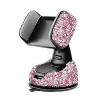 Support de téléphone portable pour tableau de bord, accessoires de voiture brillants, support de smartphone pour pare-brise