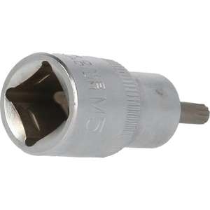 BRILLIANT TOOLS - BT022935 1/2'' <b>spline</b> bit <b>socket</b>, 55 mm long - EAN 4042146776704 HAND <b>SOCKETS</b> 1/2" - Product Image 3