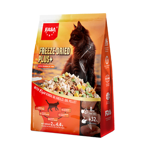 2kg 8 en 1 pienso liofilizado para gatos, comida para gatos de sabores variados sabrosos, nutrición equilibrada para todas las razas de gatos - Product Image 6
