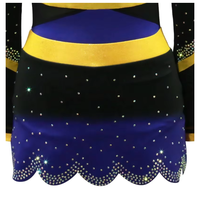 Sacs de rangement pour uniformes de cheerleading professionnels, étuis pour raquettes, sacs de rangement American Girl, rouge/noir/bleu/violet, motifs personnalisés, strass
