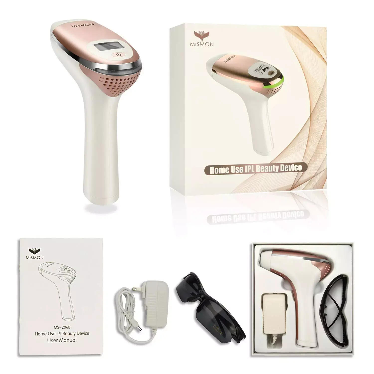 3 in 1 Home use painless permanent IPL Hair Removal with hair removal skin rejuvenation acne treatment function