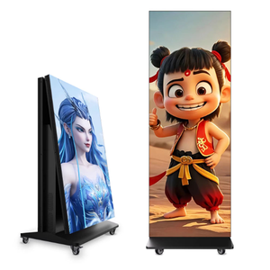 Écran d'affichage numérique LED portable double face, pliable, pour salons professionnels et publicité en conférence - Product Image 4