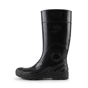 Las botas AP TERRA ECO 2 BL tienen una entresuela de PVC negro resistente, perfectas para actividades de aventura y uso sostenible. - Product Image 1
