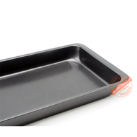 Moule à gâteau rectangulaire Offre Spéciale de 11 pouces, idéal pour la cuisson en noir antiadhésif pour la cuisine à domicile et la restauration