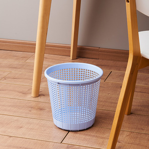 Tamaño pequeño, exquisito diseño de rejilla fina, cesta de papel de plástico, cubo de basura sanitario para oficina y hogar, música, estilos de Mascota de amor - Product Image 5
