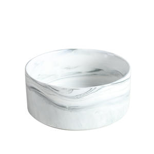 Grosir mangkuk anjing keramik mewah dudukan kayu mangkuk air tinggi kustom besar tempat makan hewan peliharaan portabel untuk anjing kucing grosir mangkuk - Product Image 6