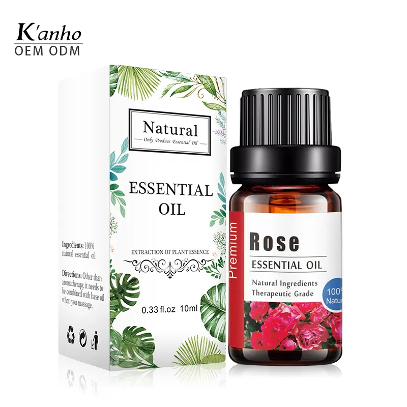 Main Kanho 10ml Rose Essential oil Fragrance Oil Rose Oil Ready to Ship