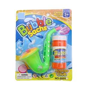 Bubble Machine Hot Sale Kinderen Speelgoed Saxofoon Bubble Muziek
