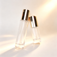 Flacon compte-gouttes en verre transparent OEM pour sérum et huile essentielle, 5ml, 10ml, 15ml, 30ml, 50ml, pour usage cosmétique