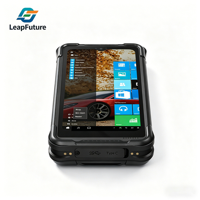 Leapfuture 2024 PDA 6.5 Inch 4G Windows 11 IP68 1D 2D Barcode Scanner GMS GPS Logistics Mobile Data Terminal Rugged PDA