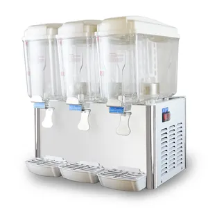 Automatic 3 Tanks Slush Machine Food Grade Cold Drink Fruit Vegetable Juicer Dispenser Beverage For Sale