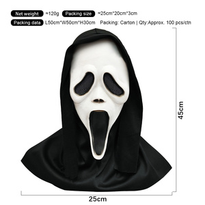 Máscara de Látex Personalizada para Halloween, Fabricante OEM de Disfraces de Terror, Fabricante de Marca Privada - Product Image 2