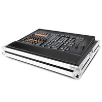 Équipement d'éclairage pour soirée disco DJ, console de commande DMX512, console de commande d'éclairage de scène, contrôleur DMX Wing avec flight case