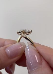 Joyería Fina Personalizada, Anillo Sólido Real de Oro de 9k, 10k, 14k, 18k, Oro Blanco, Amarillo y Rosa, Diamante/Gema de Laboratorio, Fabricación en Fábrica - Product Image 3