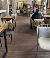 Planches de terrasse en composite WPC imperméables pour extérieur, grain droit, pour jardin, patio, balcon, antidérapantes, faciles à installer