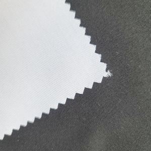 <span class=keywords><strong>Tissu</strong></span> de <span class=keywords><strong>gabardine</strong></span> de couleur blanche du <span class=keywords><strong>tissu</strong></span> 150D de polyester de sublimation pour l'impression - Product Image 3
