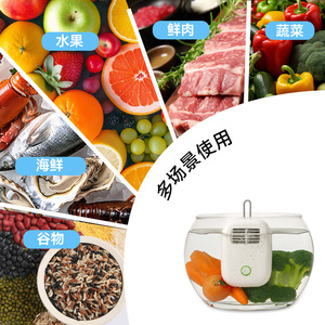 Lave-légumes et fruits portable GFC12 Mini 4L, alimenté par batterie, pour usage en cuisine, élimine les résidus de pesticides - Product Image 1