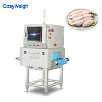 Peralatan inspeksi Easyweigh IP66, peralatan industri sayap ayam unggas sapi babi sinar X perlindungan 220V 3 tahun