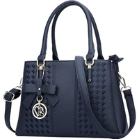 Sac à main structuré en cuir PU pour femme avec poignée supérieure et fermeture sécurisée pour un usage quotidien décontracté