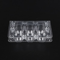 6 Cellules Oeufs De Caille En Plastique Plateau Carton Conteneurs à Bon Marché Prix PET
