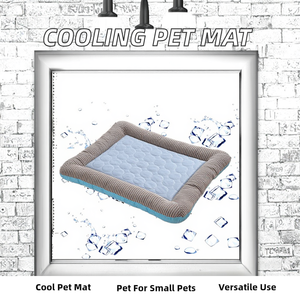 Colchoneta Refrescante de Verano para Gatos, la Más Vendida del Fabricante <span class=keywords><strong>Puda</strong></span>, Diseño Sólido, Cama para Perros al por Mayor para Calmar Mascotas - Product Image 3