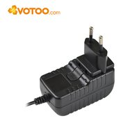 Adaptateur secteur mural AC/DC 12V 1A 12W DOE VI Prise US EU UK AU DC 5.5*2.1mm CE FCC RoHS pour sapin de Noël, lumières de Noël, OEM